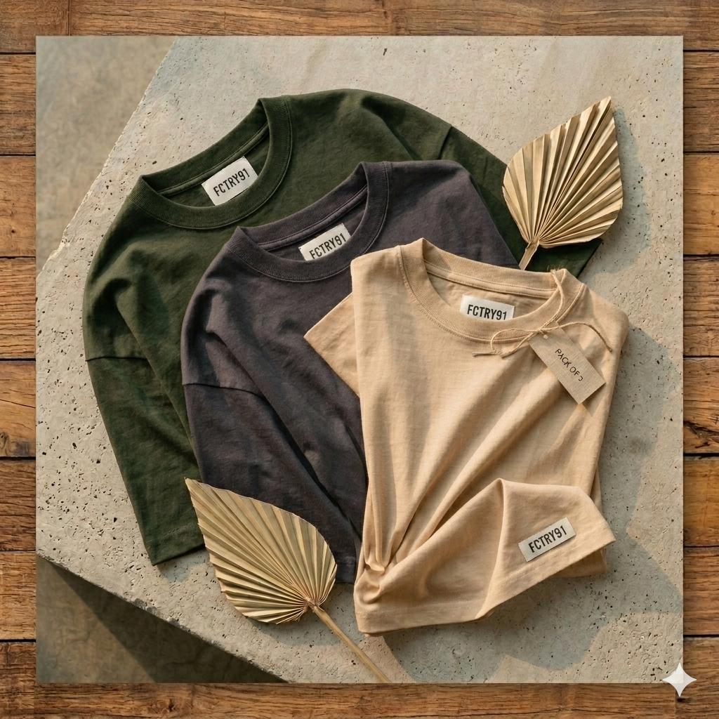 Pack of 3 Oversized Tee