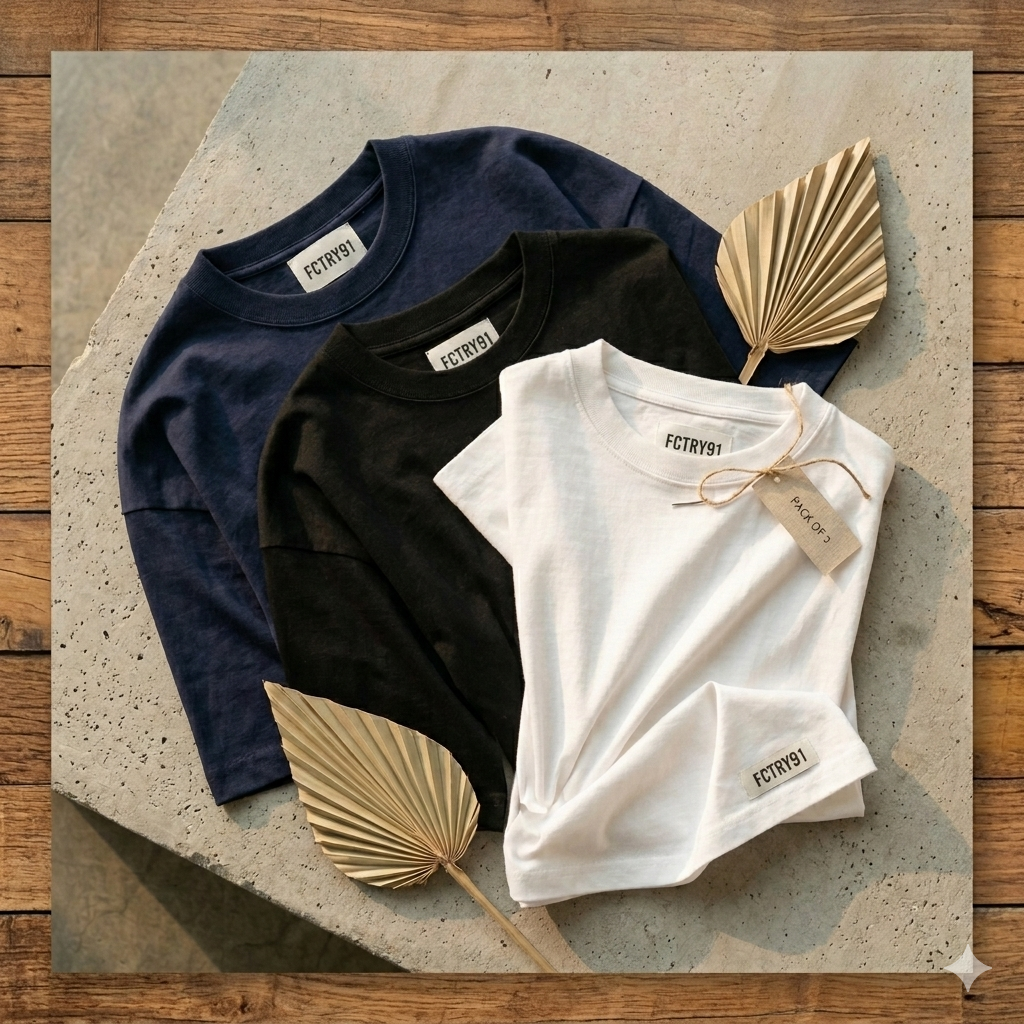 Pack of 3 Oversized Tee