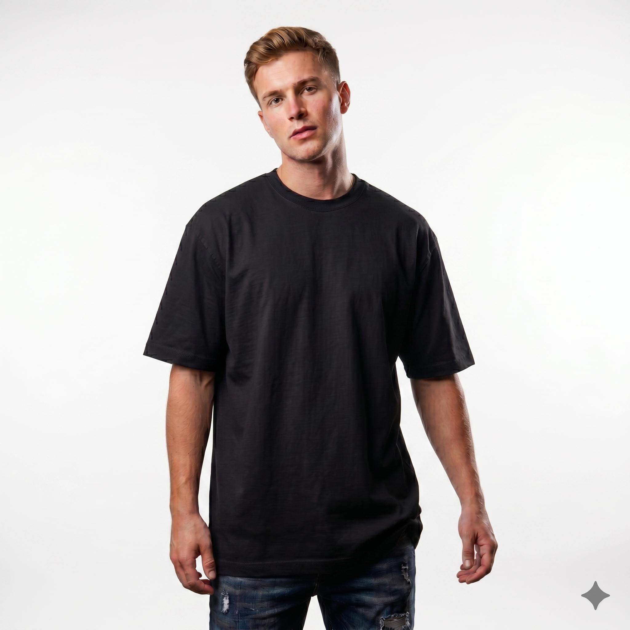 Black Oversized Tee
