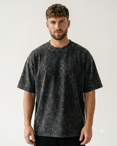 Acid Wash Oversized Tee