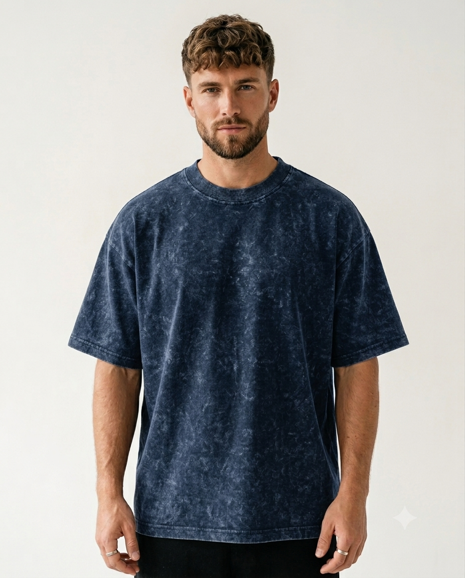 Acid Wash Oversized Tee