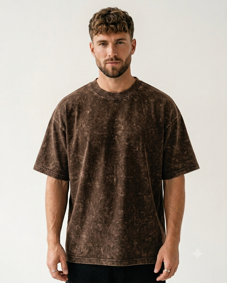 Acid Wash Oversized Tee