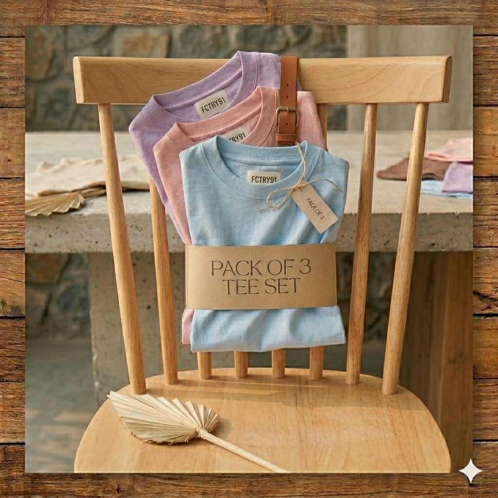 Pack of 3 Oversized Tee