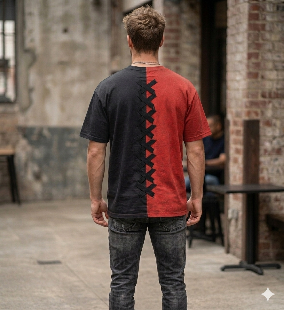 Dischrage Series oversized Tee