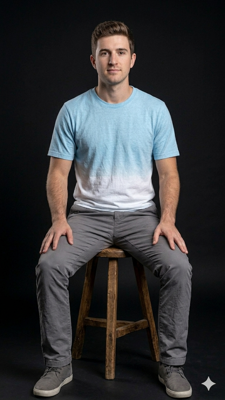 Powder Blue Regular Tee