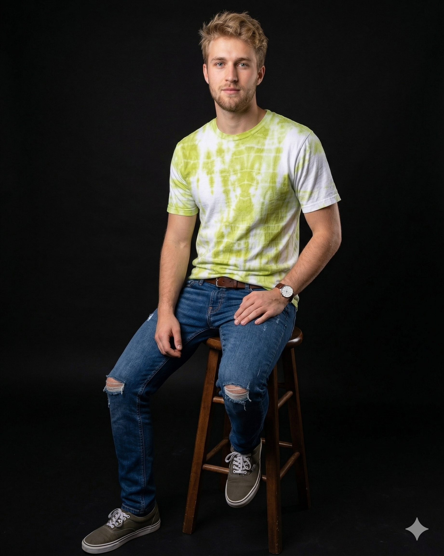 Matcha Mist Tie-Dye Tee