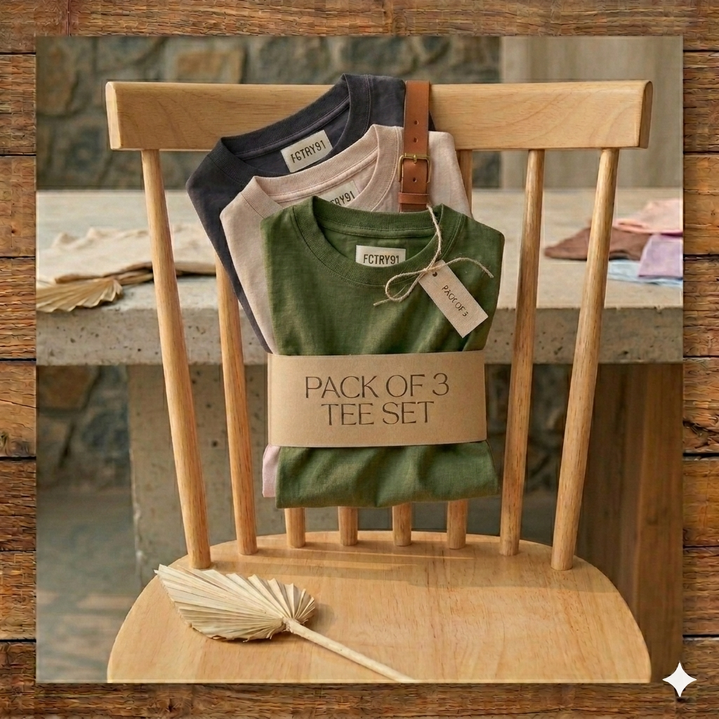 Pack of 3 Oversized Tee