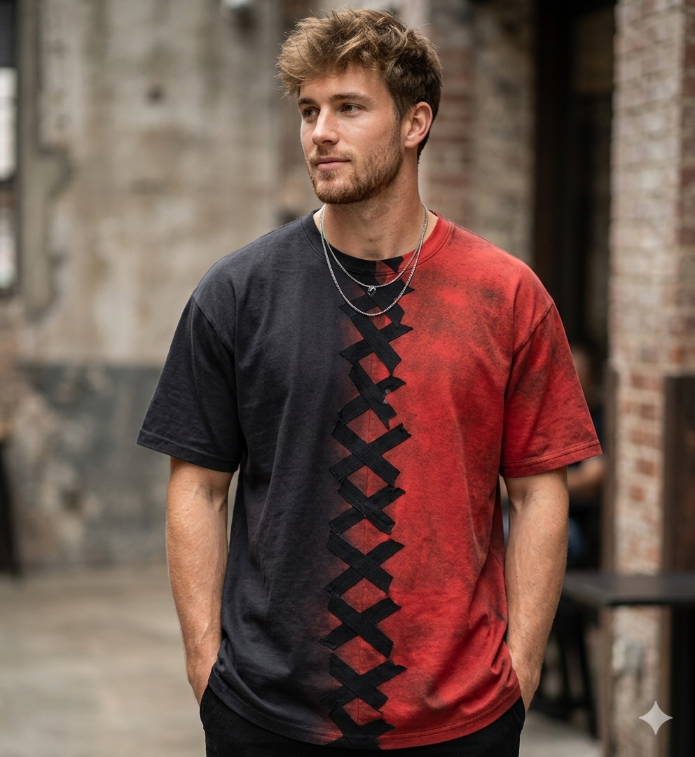 Dischrage Series oversized Tee