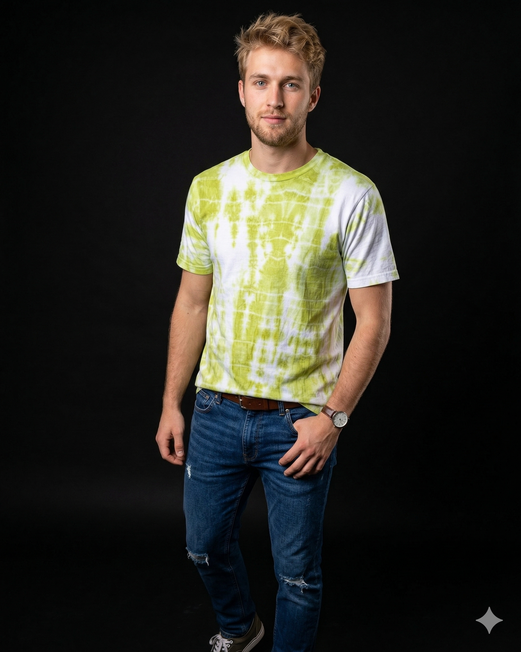 Matcha Mist Tie-Dye Tee