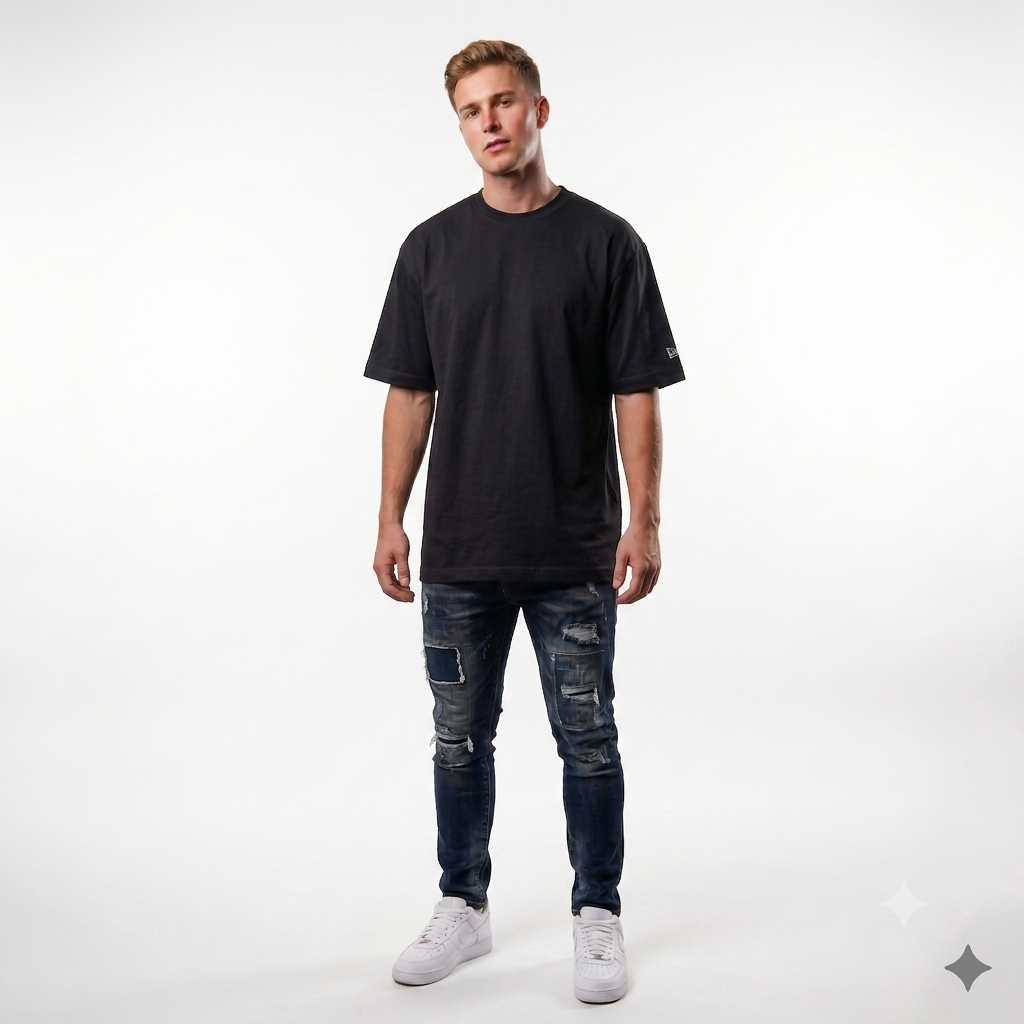 Black Oversized Tee