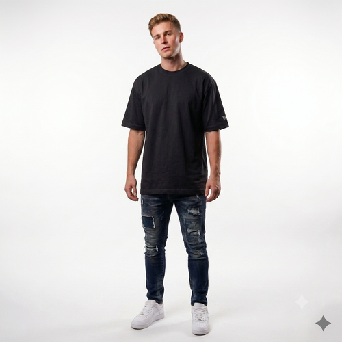 Black Oversized Tee