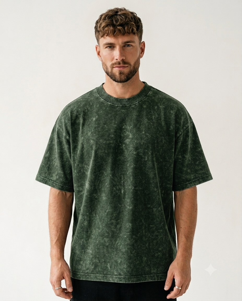 Acid Wash Oversized Tee
