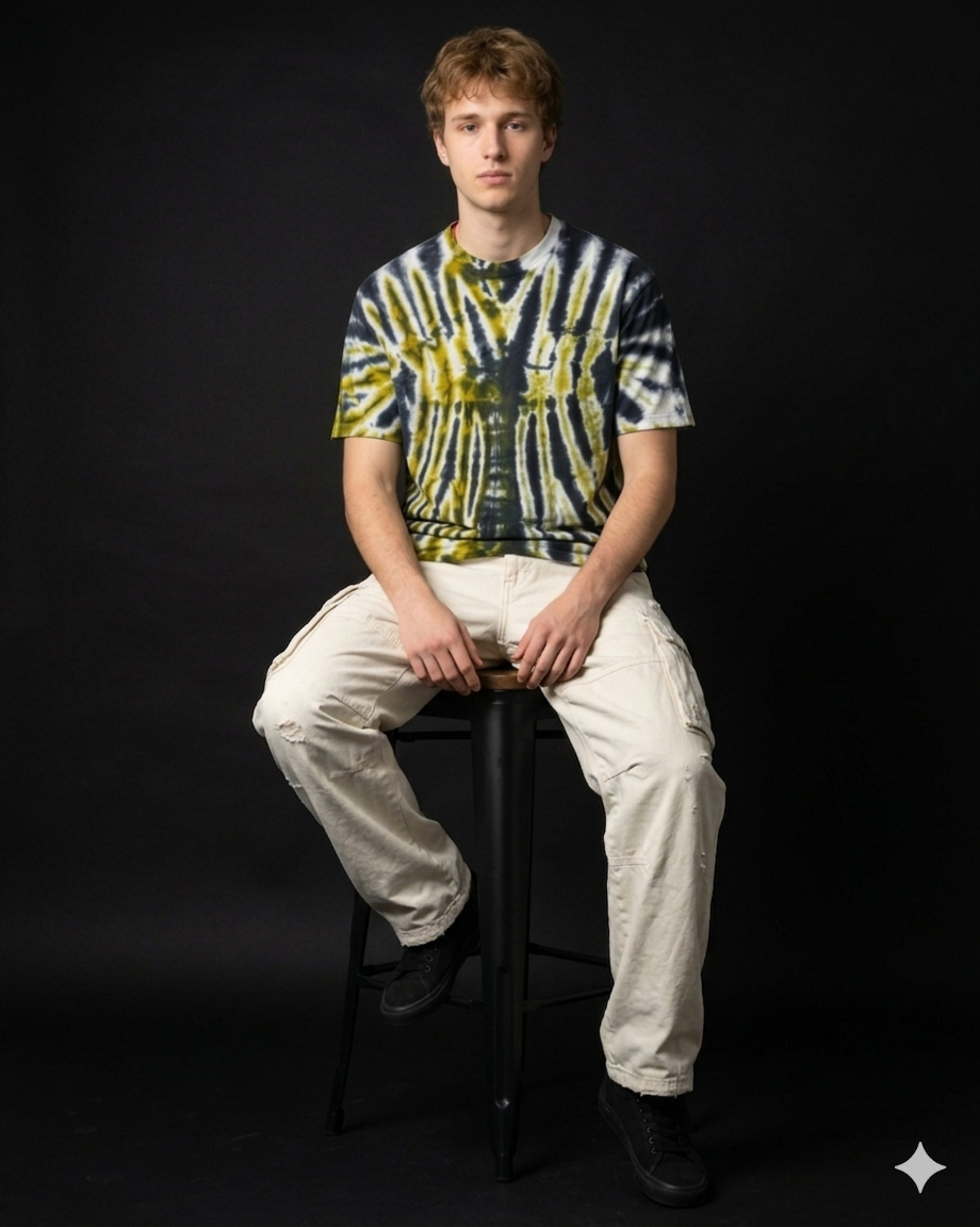 urban spiral tee – olive & slate urban spiral tee – olive & slate